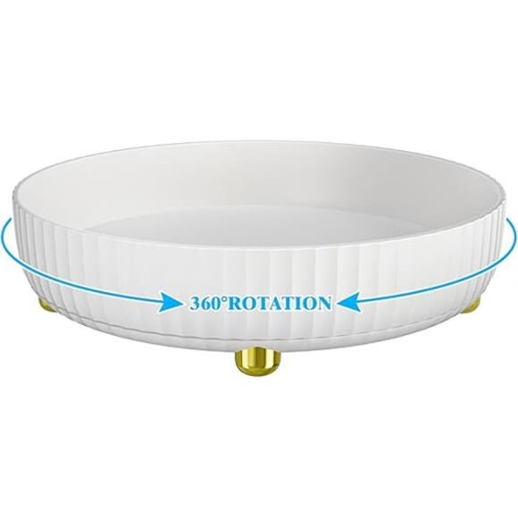 360° Rotating Storage Tray, Bathroom Organizers and Storage, Lazy Susan Organize - Picture 6 of 6